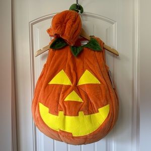 Kids Glow-in-the-dark Pumpkin Costume!